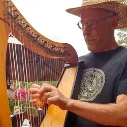 Harpist David Michael logo