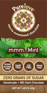 Mint chocolate bar packaging