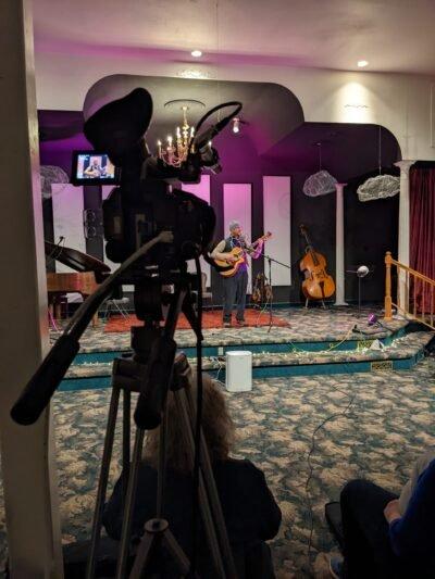 Performer at the old Alluvium event venue in Eugene, OR